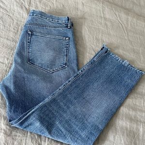 3x1 nyc mid rise cropped jeans size 28 worn once